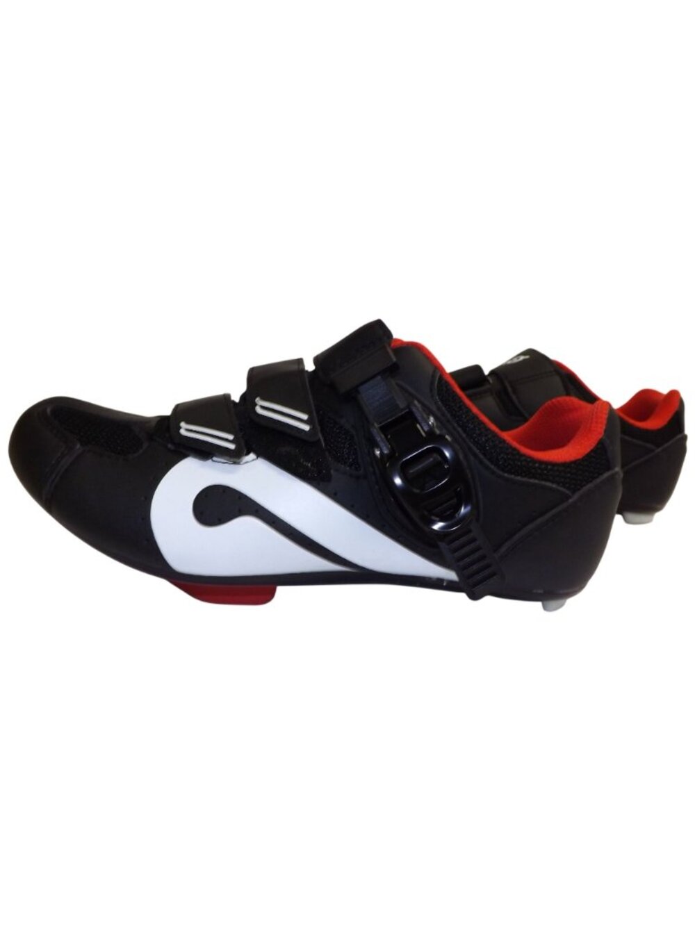 Peloton Size 39 Cycling Black White Bike Shoes US Women’s 8 With Cleats - Picture 5 of 10